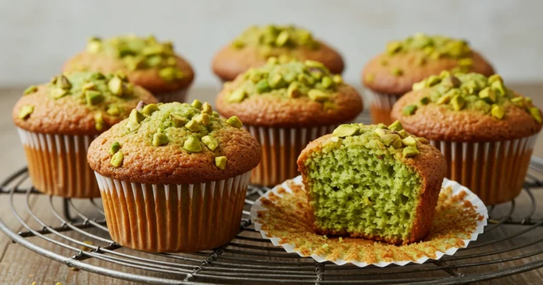 green Pistachio Muffins