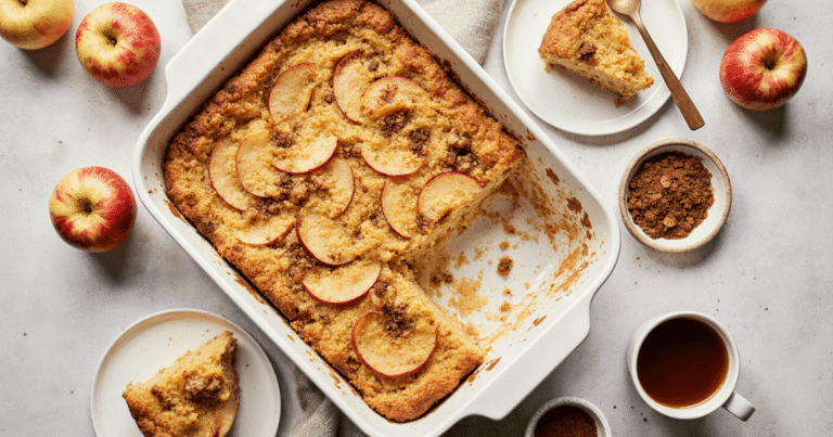 Apple Cinnamon Sheet Cake